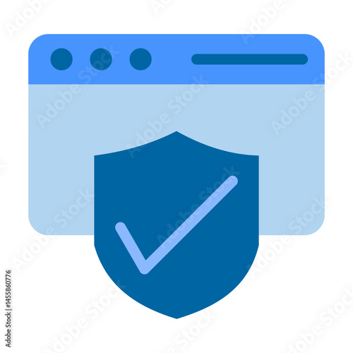 Web Protection Vector Design Icon Style