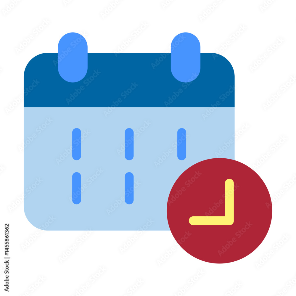 Schedule Vector Design Icon Style Schedule Vector Design Icon Style