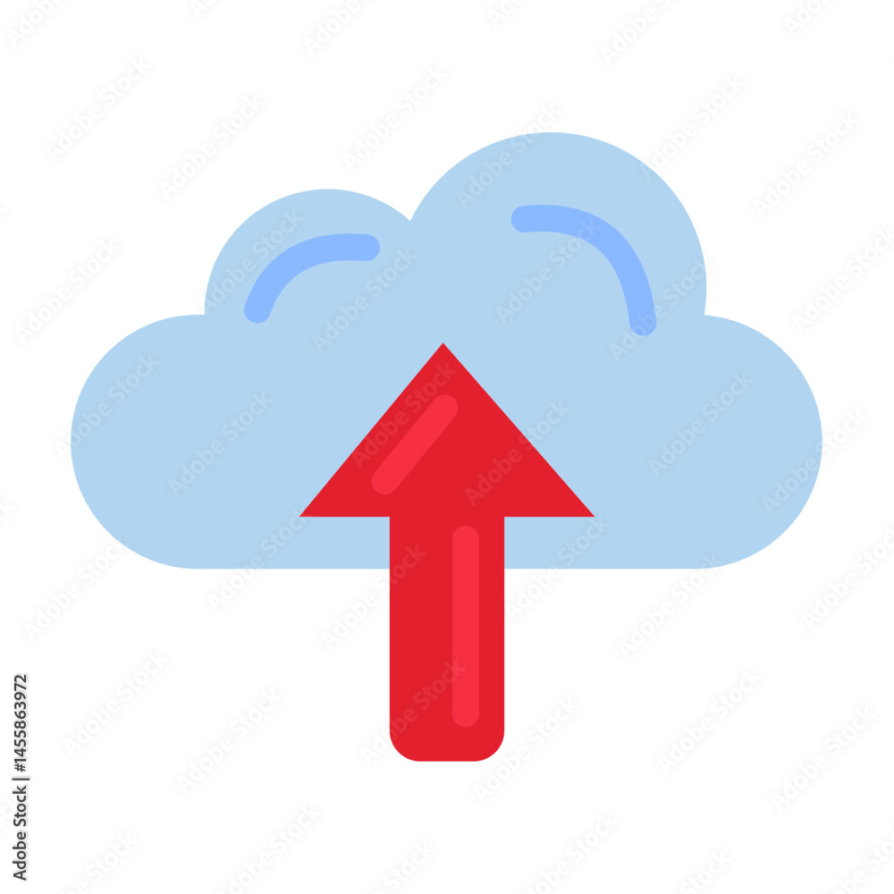 Upload Vector Design Icon Style Upload Vector Design Icon Style
