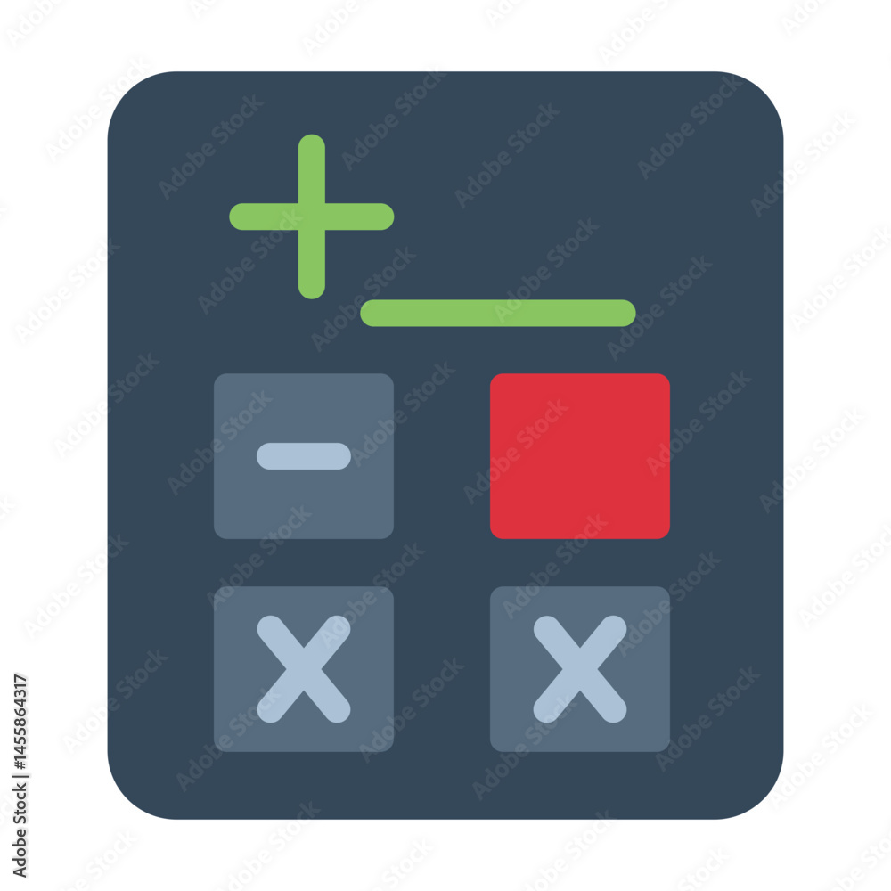 Fototapeta premium Calculating Vector Design Icon Style