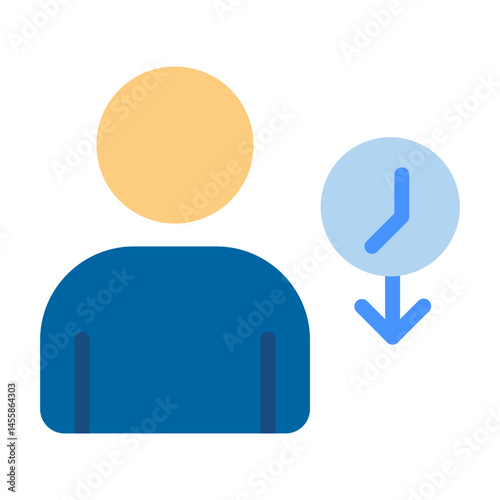 Queue Vector Design Icon Style