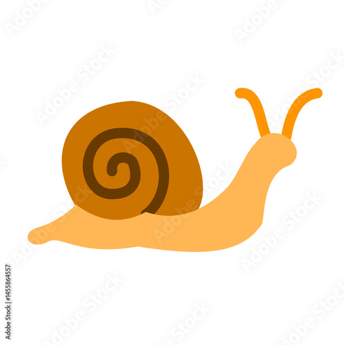 Snail Vector Design Icon Style