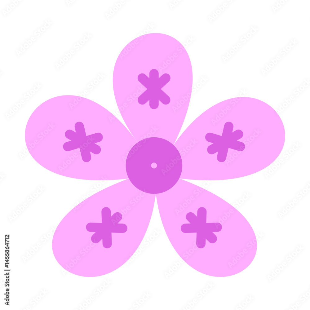 Cherry Blossom Vector Design Icon Style Cherry Blossom Vector Design Icon Style