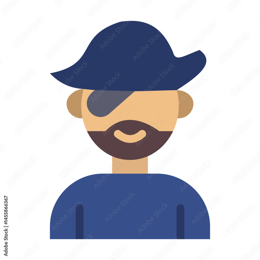 Pirate Vector Design Icon Style Pirate Vector Design Icon Style