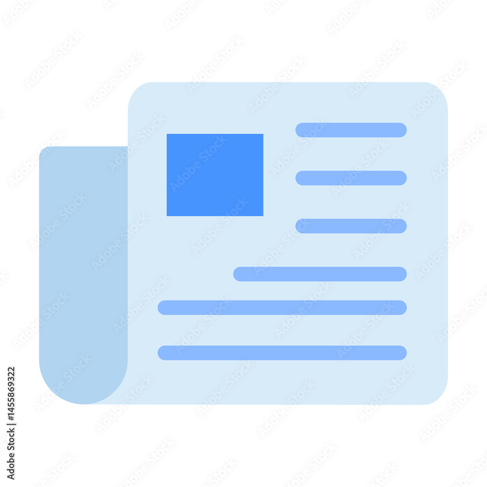 Newspaper Vector Design Icon Style Newspaper Vector Design Icon Style