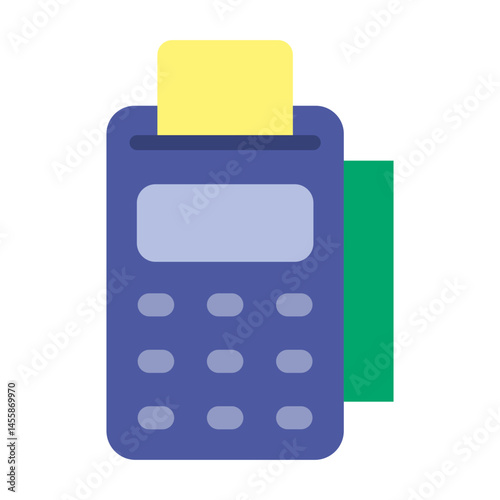 Credit Card Machine Vector Design Icon Style