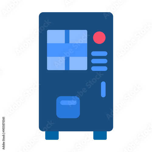 Vending Machine Vector Design Icon Style