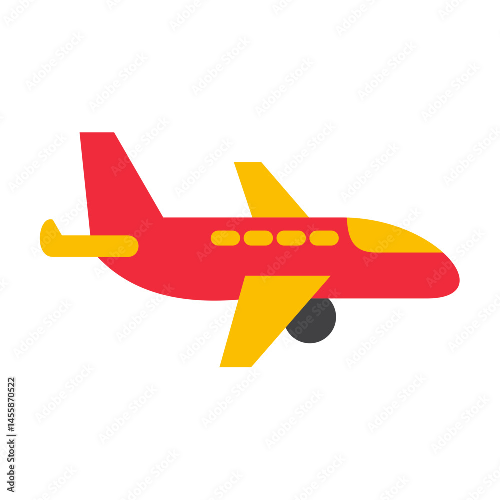 Fototapeta premium Monoplane Vector Design Icon Style