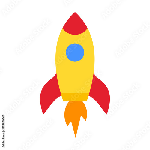 Rocket Vector Design Icon Style