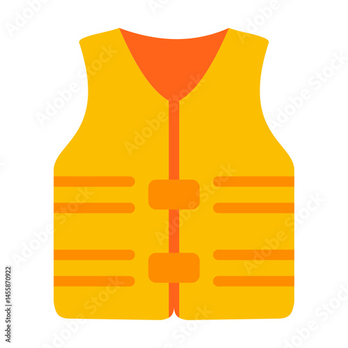 Life Jacket Vector Design Icon Style