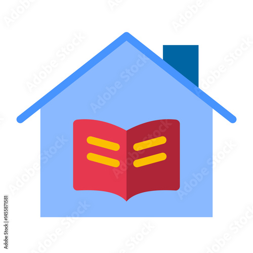 Homeschooling Vector Design Icon Style