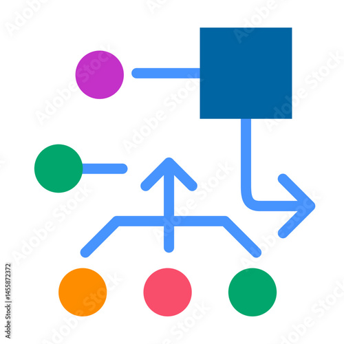 Time Plan Vector Design Icon Style
