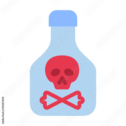 Poison Chemical Vector Design Icon Style