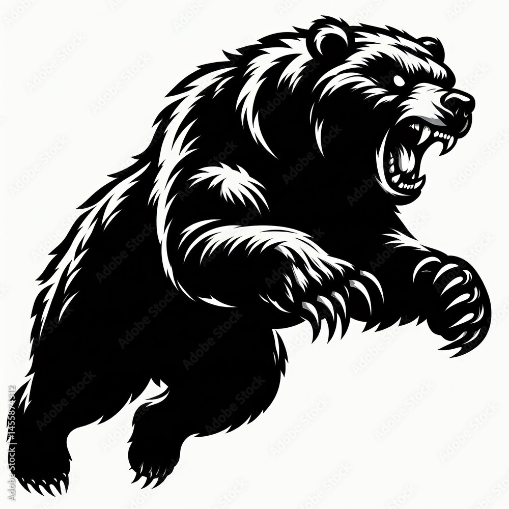 Fototapeta premium wildlife animals silhouettes