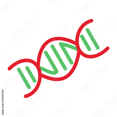 DNA Vector Design Icon Style