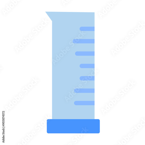 Graduated Cylinder Vector Design Icon Style