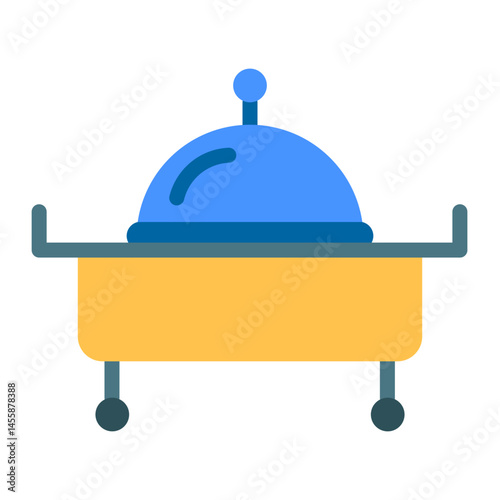 Serving Cart Vector Design Icon Style