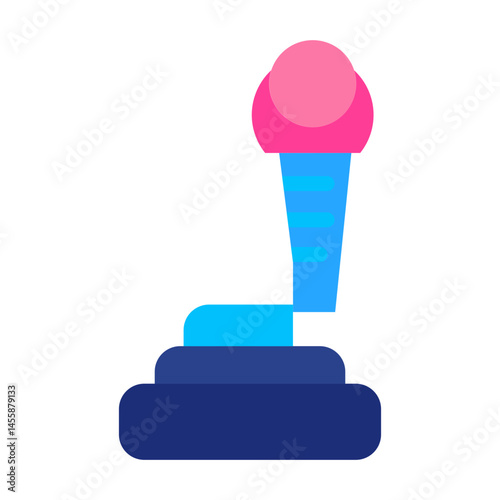 Gearshift Vector Design Icon Style