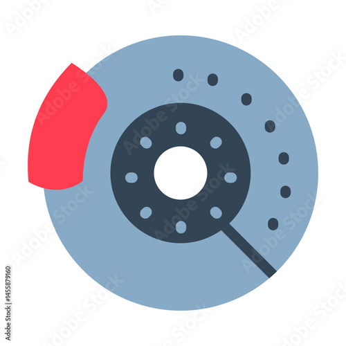 Brake Disc Vector Design Icon Style
