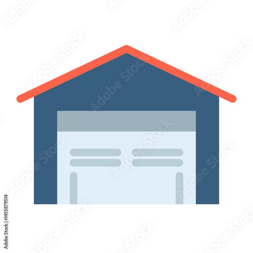Garage Vector Design Icon Style