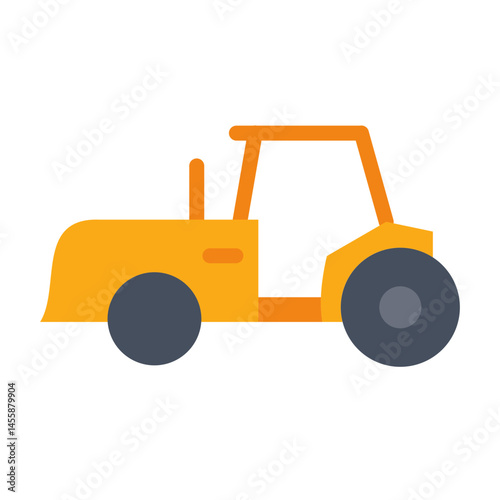 Road Roller Vector Design Icon Style