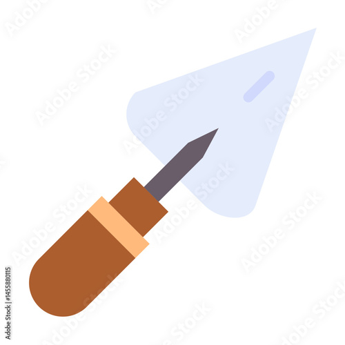 Plastering Trowel Vector Design Icon Style