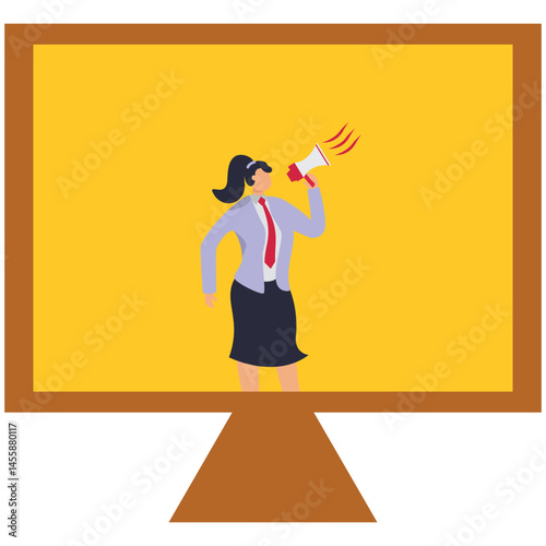 Blood donation desktop PC female doctor