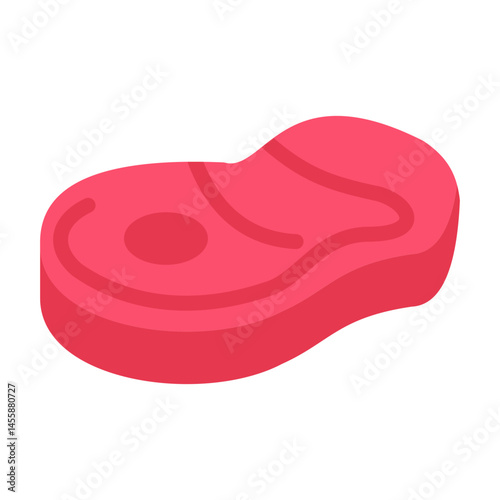 Steak Vector Design Icon Style