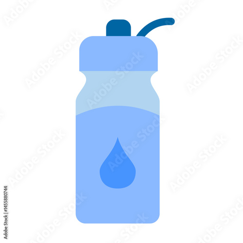 Water Bottle Vector Design Icon Style