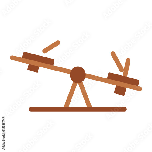 Seesaw Vector Design Icon Style