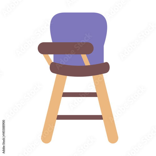 Baby Chair Vector Design Icon Style