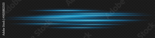 Blue glowing lines extending rightward convey data flow, speed, and futuristic movement within high-tech digital interfaces.