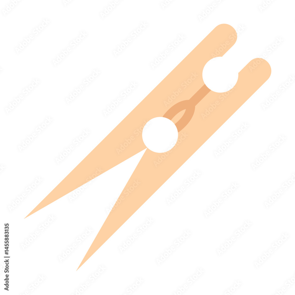 Clothes Pin Vector Design Icon Style Clothes Pin Vector Design Icon Style
