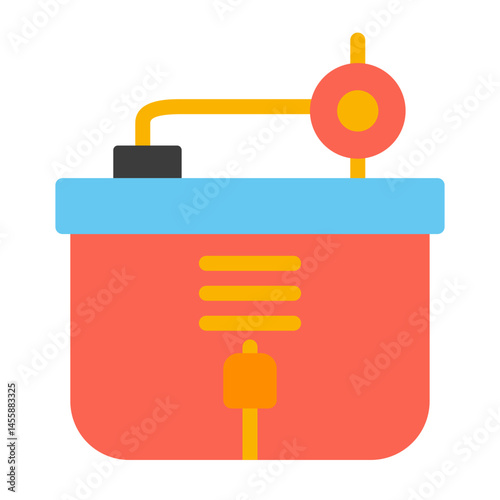 Accumulator Vector Design Icon Style