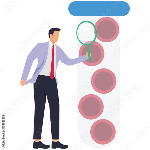 Male doctor Blood laboratory