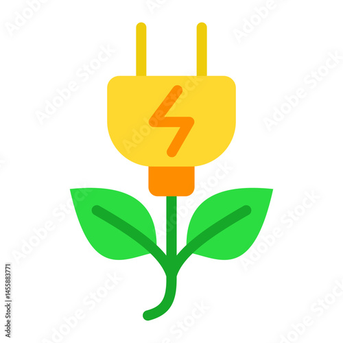Green Energy Vector Design Icon Style
