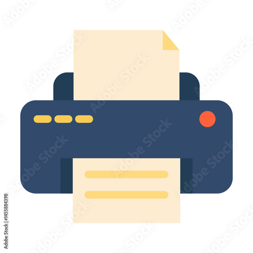 d Printer Vector Design Icon Style