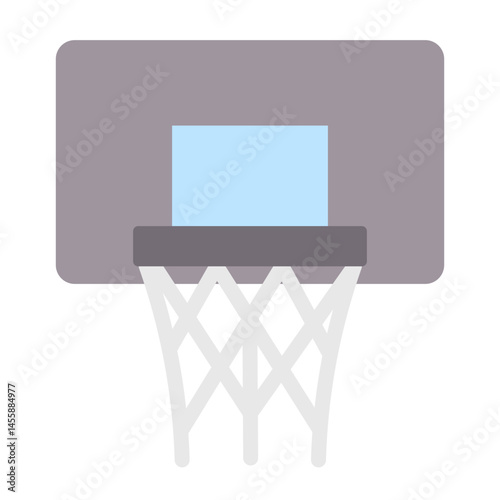 Basketball Hoop Vector Design Icon Style