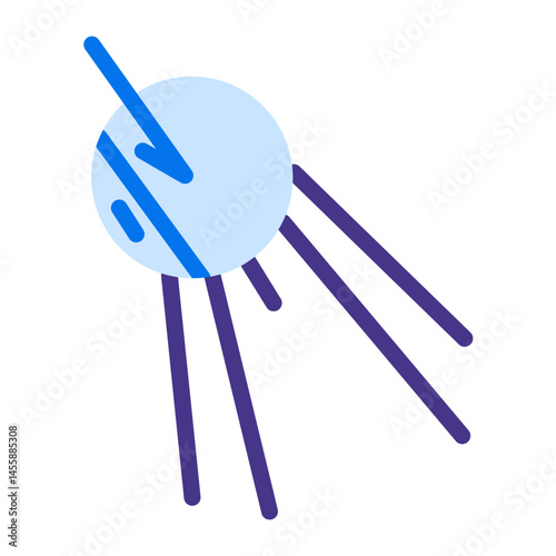 Sputnik Vector Design Icon Style