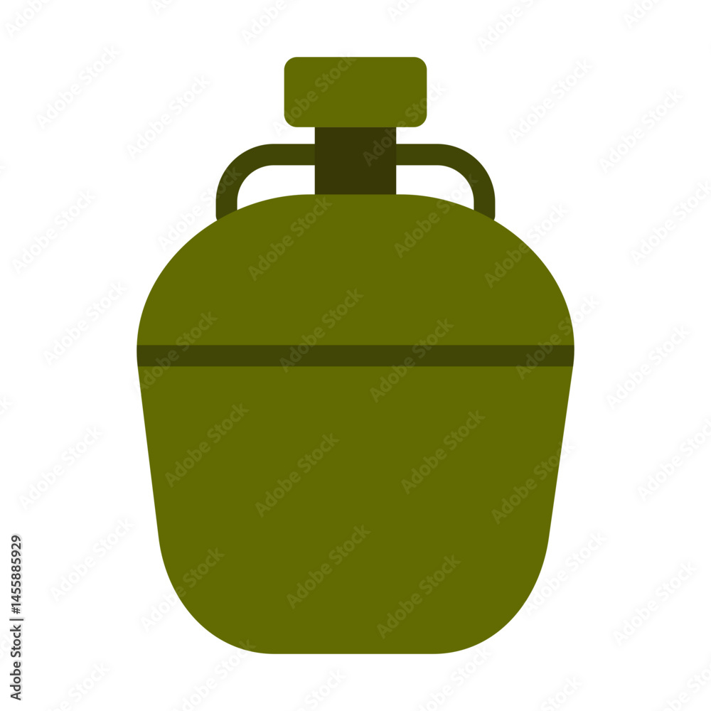 Obraz premium Army Car Vector Design Icon Style