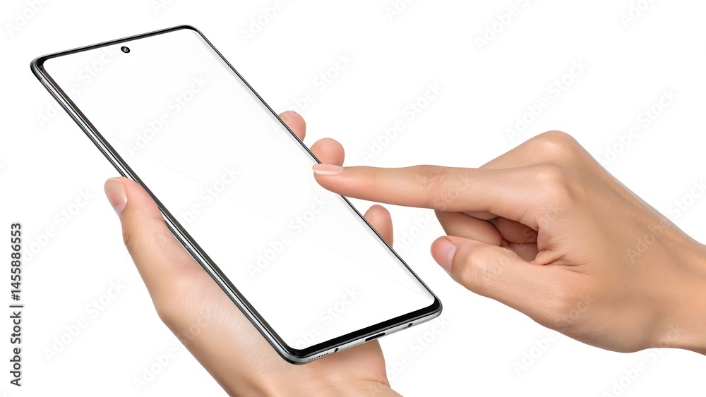 Smartphone with Blank Screen and Touchscreen Interaction V6 Smartphone with Blank Screen and Touchscreen Interaction V6
