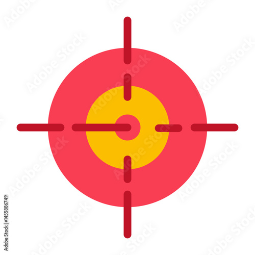 User Target Vector Design Icon Style