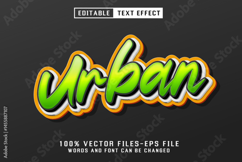 Urban Editable Text Effect