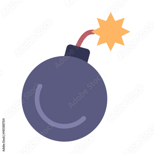 Pirate Bomb Vector Design Icon Style