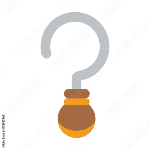 Pirate Hook Vector Design Icon Style