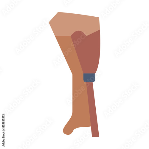 Pegleg Vector Design Icon Style