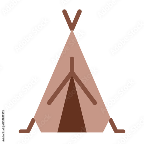 Tipi Vector Design Icon Style