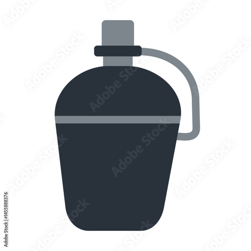 Water Canteen Vector Design Icon Style