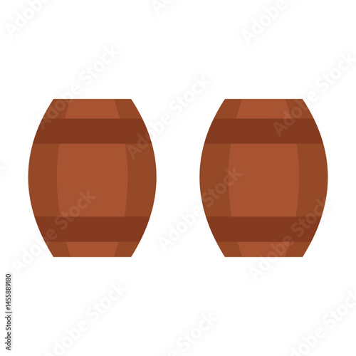 Barrels Vector Design Icon Style