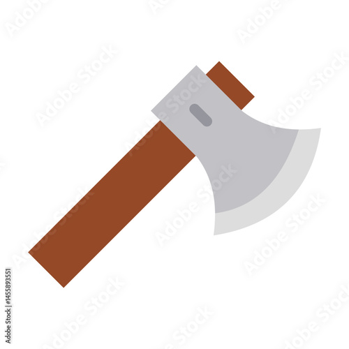 Wood Axe Vector Design Icon Style